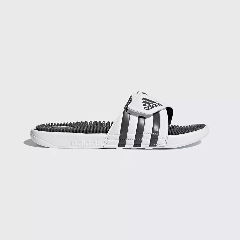 Adidas Adissage Chanclas Blancos Para Hombre (MX-18987)